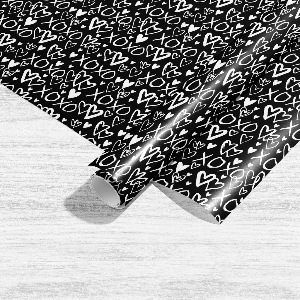 Monochrome Heart Art & Craft Gift Wrapping Paper-Wrapping Papers-WRP_PP-IC 5015226 IC 5015226, Art and Paintings, Black, Black and White, Hearts, Illustrations, Love, Patterns, Wedding, White, monochrome, heart, art, craft, gift, wrapping, paper, artzfolio, wrapping paper, gift wrapping paper, gift wrapping, birthday wrapping paper, holiday wrapping paper, cool wrapping paper, unique wrapping paper, luxury wrapping paper, wrapping paper sheet, wrap sheet, pretty wrapping paper, bulk wrapping paper, holiday 
