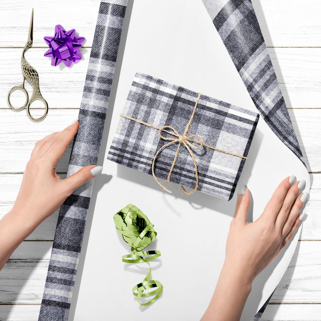 Tartan Checkered Pattern Art & Craft Gift Wrapping Paper-Wrapping Papers-WRP_PP-IC 5015235 IC 5015235, Black, Black and White, Fashion, Geometric, Geometric Abstraction, Illustrations, Patterns, Plaid, Retro, White, tartan, checkered, pattern, art, craft, gift, wrapping, paper, flannel, texture, wool, vector, fabric, gray, repeat, autumn, background, coat, strip, diagonal, outdoor, winter, fuzzy, cell, clothes, fluffy, material, ornament, outerwear, repetition, scarf, skirt, striped, template, textile, thre