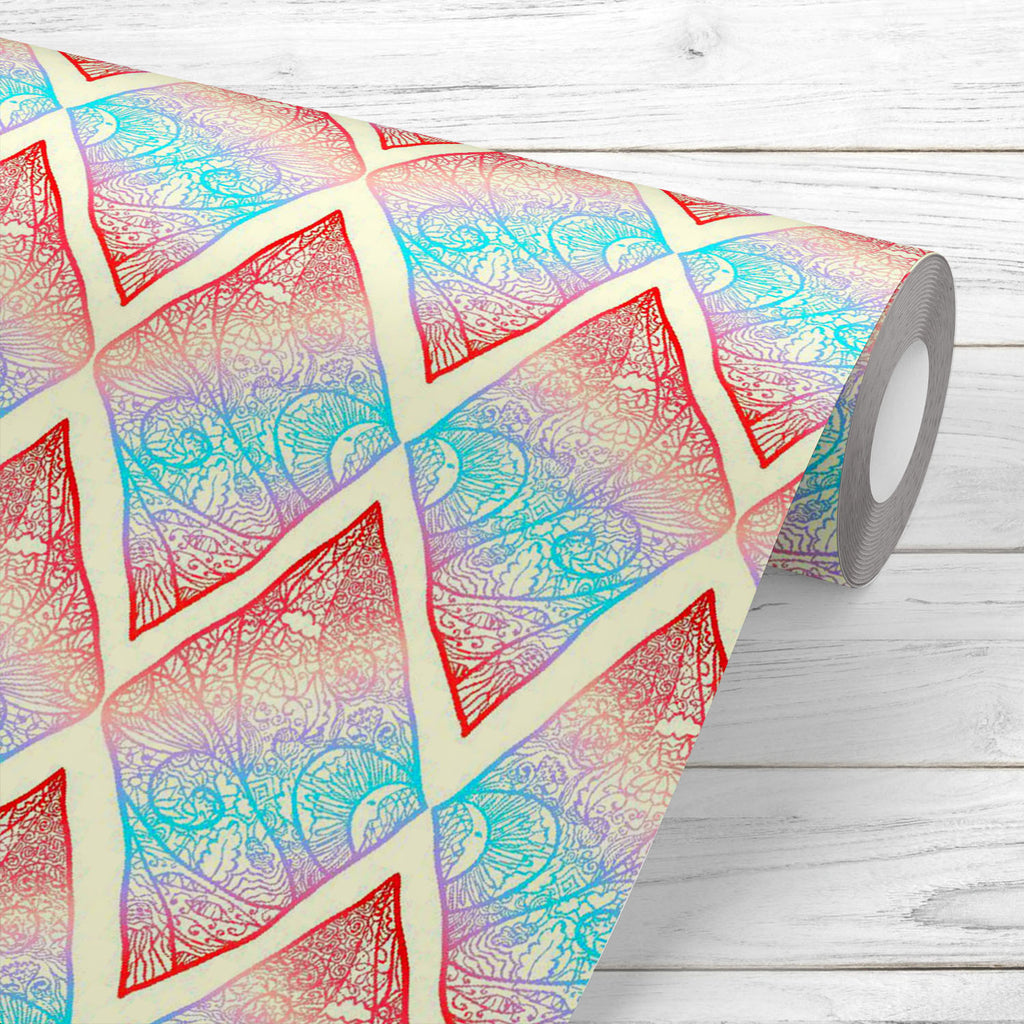 Abstract Pattern D10 Wallpaper Roll - Wallpapers Peel & Stick - ArtzFolio.com