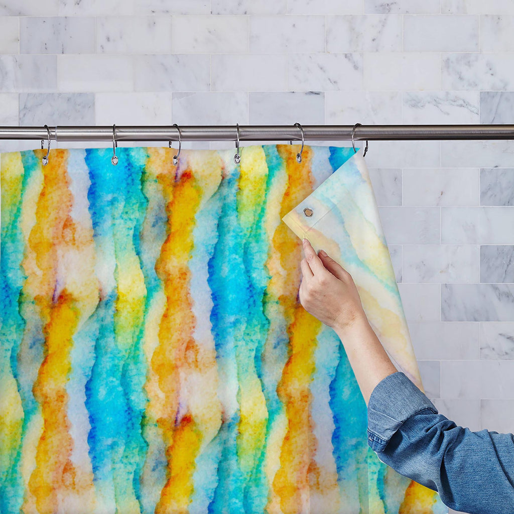 Watercolor Doodles D2 Washable Waterproof Shower Curtain-Shower Curtains-CUR_SH_EL-IC 5015260 IC 5015260, Abstract Expressionism, Abstracts, Ancient, Art and Paintings, Decorative, Digital, Digital Art, Drawing, Graphic, Historical, Illustrations, Medieval, Paintings, Patterns, Retro, Semi Abstract, Signs, Signs and Symbols, Vintage, Watercolour, watercolor, doodles, d2, washable, waterproof, shower, curtain, seamless, pattern, abstract, texture, background, repeat, vector, artistic, ornament, paper, design