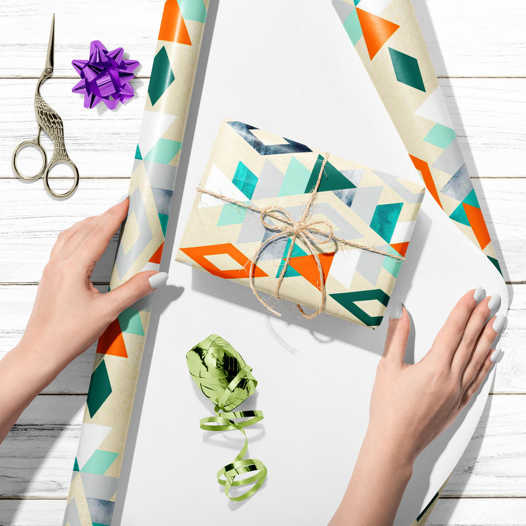 Colorful Shapes D2 Art & Craft Gift Wrapping Paper-Wrapping Papers-WRP_PP-IC 5015291 IC 5015291, Ancient, Art and Paintings, Baby, Birthday, Children, Geometric, Geometric Abstraction, Historical, Ikat, Kids, Medieval, Patterns, Retro, Signs, Signs and Symbols, Triangles, Vintage, colorful, shapes, d2, art, craft, gift, wrapping, paper, pattern, antique, argyle, backdrop, background, beige, candy, circus, cute, delicate, design, fair, flat, gold, golden, grunge, mustard, pale, party, repeating, rhombus, sea