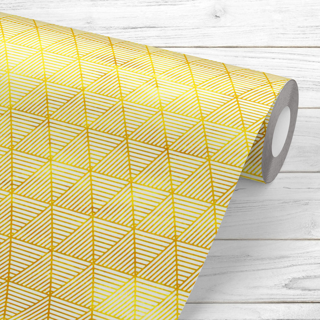 Golden Triangular Lines Wallpaper Roll-Wallpapers Peel & Stick-WAL_PA-IC 5015296 IC 5015296, Abstract Expressionism, Abstracts, Geometric, Geometric Abstraction, Patterns, Semi Abstract, Signs, Signs and Symbols, golden, triangular, lines, wallpaper, roll, background, pattern, subtle, abstract, argyle, backdrop, beige, classic, color, delicate, design, diagonal, gold, paper, rhombus, seamless, texture, artzfolio, wallpapers for bedroom, wall papers full sheet for living room, wallpapers for home, pvc wallpa