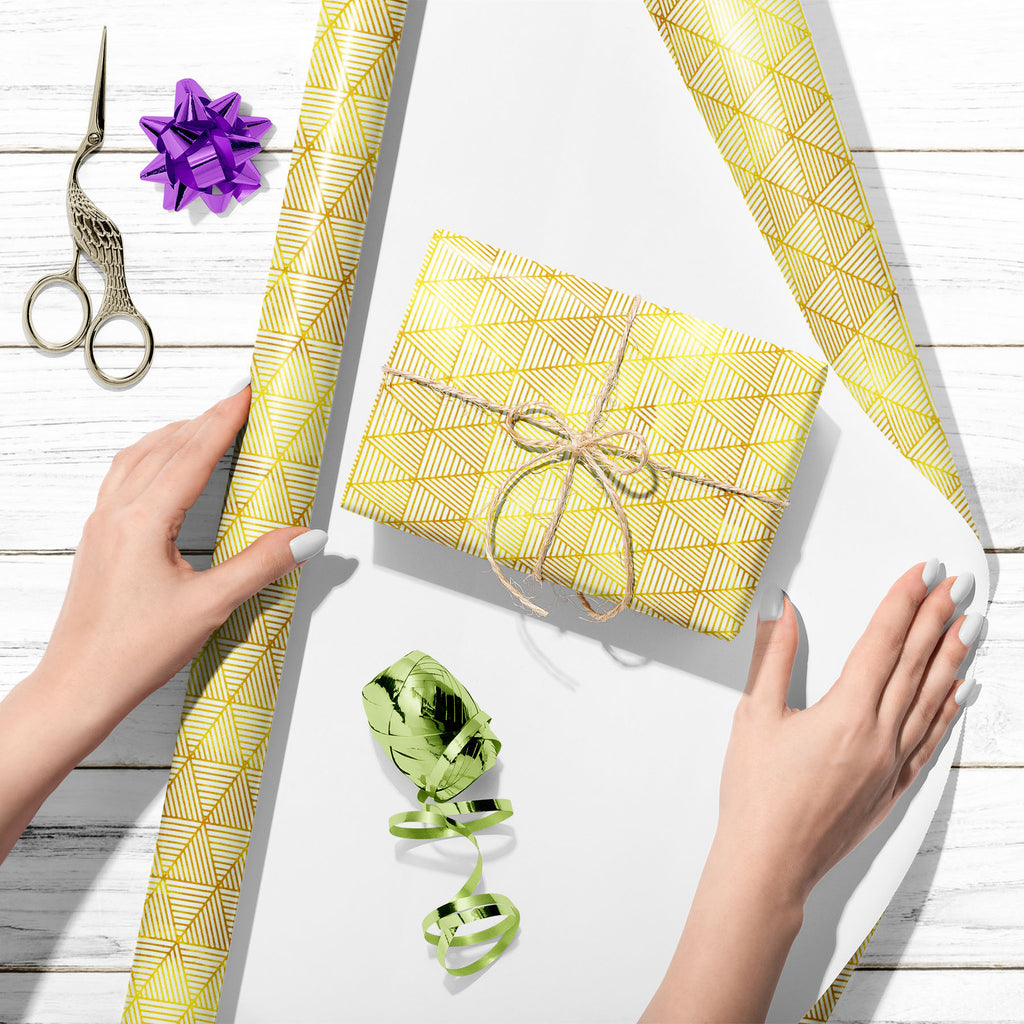 Golden Triangular Lines Art & Craft Gift Wrapping Paper-Wrapping Papers-WRP_PP-IC 5015296 IC 5015296, Abstract Expressionism, Abstracts, Geometric, Geometric Abstraction, Patterns, Semi Abstract, Signs, Signs and Symbols, golden, triangular, lines, art, craft, gift, wrapping, paper, background, pattern, subtle, abstract, argyle, backdrop, beige, classic, color, delicate, design, diagonal, gold, rhombus, seamless, texture, wallpaper, artzfolio, wrapping paper, gift wrapping paper, gift wrapping, birthday wra