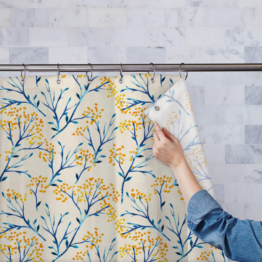 Floral Botanical Pattern D11 Washable Waterproof Shower Curtain-Shower Curtains-CUR_SH_EL-IC 5015302 IC 5015302, Botanical, Floral, Flowers, Nature, Patterns, Watercolour, pattern, d11, washable, waterproof, shower, curtain, artzfolio, shower curtain, bathroom curtain, eyelet shower curtain, waterproof shower curtain, kids shower curtain, washable curtain, 7feet shower curtain, washroom curtain, set of 2 curtain, pvc shower curtain, designer shower curtain, shower curtain 6feet, bath curtain, polyester show