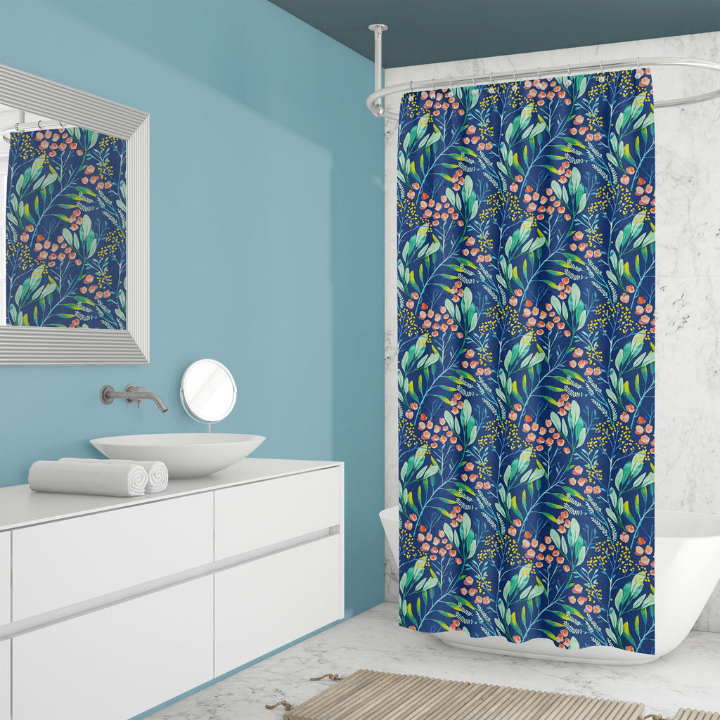 Colorful Botanical Art Washable Waterproof Shower Curtain-Shower Curtains-CUR_SH_EL-IC 5015303 IC 5015303, Botanical, Floral, Flowers, Nature, Patterns, Watercolour, colorful, art, washable, waterproof, shower, curtain, artzfolio, shower curtain, bathroom curtain, eyelet shower curtain, waterproof shower curtain, kids shower curtain, washable curtain, 7feet shower curtain, washroom curtain, set of 2 curtain, pvc shower curtain, designer shower curtain, shower curtain 6feet, bath curtain, polyester shower cu