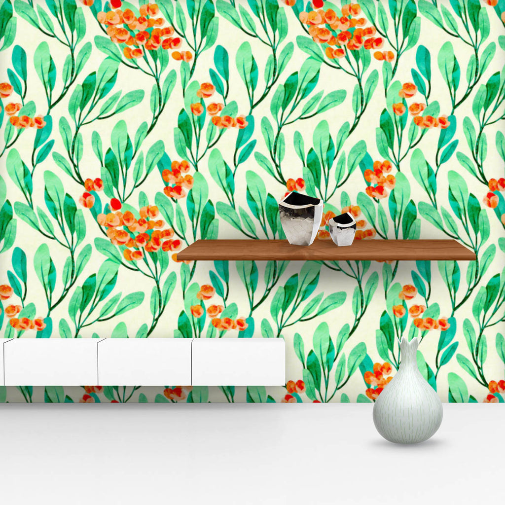 Green Botanical Leaves D1 Wallpaper Roll-Wallpapers Peel & Stick-WAL_PA-IC 5015308 IC 5015308, Botanical, Floral, Flowers, Nature, Patterns, Watercolour, green, leaves, d1, wallpaper, roll, artzfolio, wallpapers for bedroom, wall papers full sheet for living room, wallpapers for home, pvc wallpaper, peel stick wallpaper, wall paper, adhesive wallpaper, room wallpapers, wallpapers for walls, wallpaper for walls, wall papers, wallpapers, 3d wallpapers for walls waterproof, wallpaper for bedroom, wallpaper rol