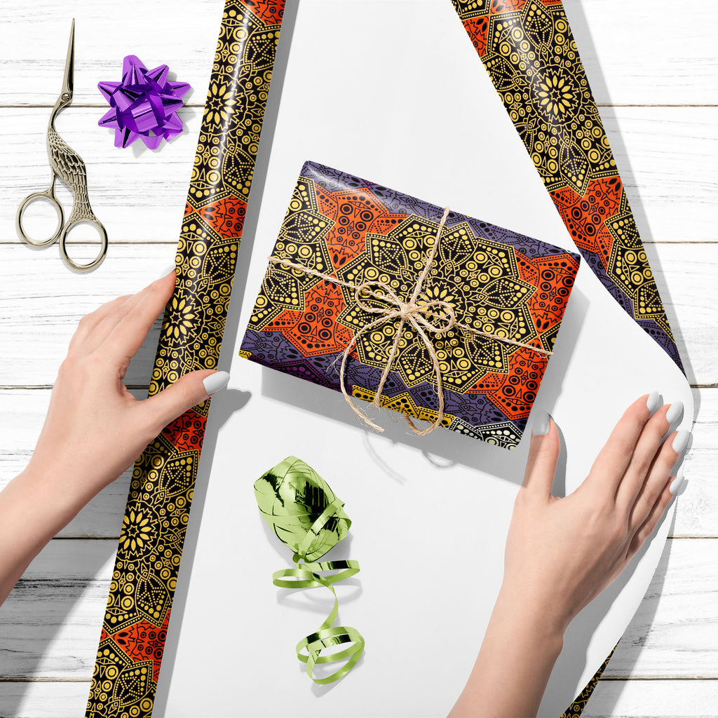 Ethnic Vintage Pattern D1 Art & Craft Gift Wrapping Paper-Wrapping Papers-WRP_PP-IC 5015333 IC 5015333, Abstract Expressionism, Abstracts, Allah, Ancient, Arabic, Art and Paintings, Asian, Botanical, Circle, Culture, Decorative, Digital, Digital Art, Drawing, Ethnic, Floral, Flowers, Geometric Abstraction, Graphic, Historical, Illustrations, Indian, Islam, Medieval, Nature, Patterns, Retro, Semi Abstract, Signs, Signs and Symbols, Symbols, Traditional, Tribal, Turkish, Vintage, World Culture, pattern, d1, a