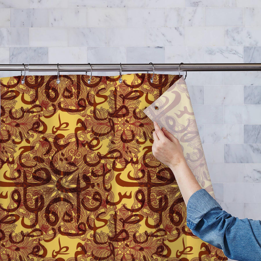 Arabic Eid Mubarak Pattern D1 Washable Waterproof Shower Curtain-Shower Curtains-CUR_SH_EL-IC 5015343 IC 5015343, Abstract Expressionism, Abstracts, Allah, Alphabets, Arabic, Art and Paintings, Calligraphy, Decorative, Digital, Digital Art, Education, Festivals, Festivals and Occasions, Festive, Graphic, Illustrations, Islam, Patterns, Religion, Religious, Schools, Semi Abstract, Signs, Signs and Symbols, Symbols, Text, Typography, Universities, eid, mubarak, pattern, d1, washable, waterproof, shower, curta