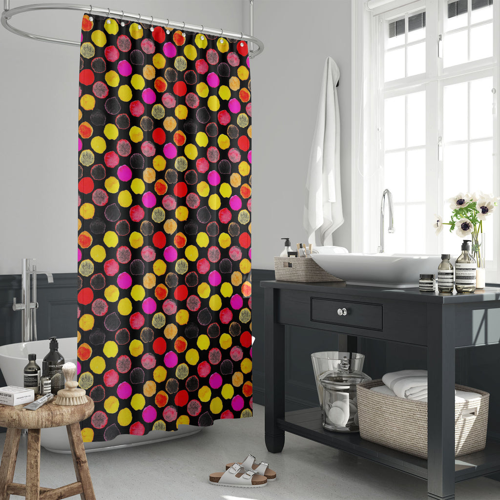 Colorful Watercolor Circles Washable Waterproof Shower Curtain-Shower Curtains-CUR_SH_EL-IC 5015349 IC 5015349, Abstract Expressionism, Abstracts, Art and Paintings, Dots, Geometric, Geometric Abstraction, Patterns, Semi Abstract, Signs, Signs and Symbols, Watercolour, colorful, watercolor, circles, washable, waterproof, shower, curtain, pattern, trendy, background, cute, abstract, art, backdrop, bright, brush, color, design, dot, element, hand, paint, painted, paper, party, polka, round, seamless, simple, 