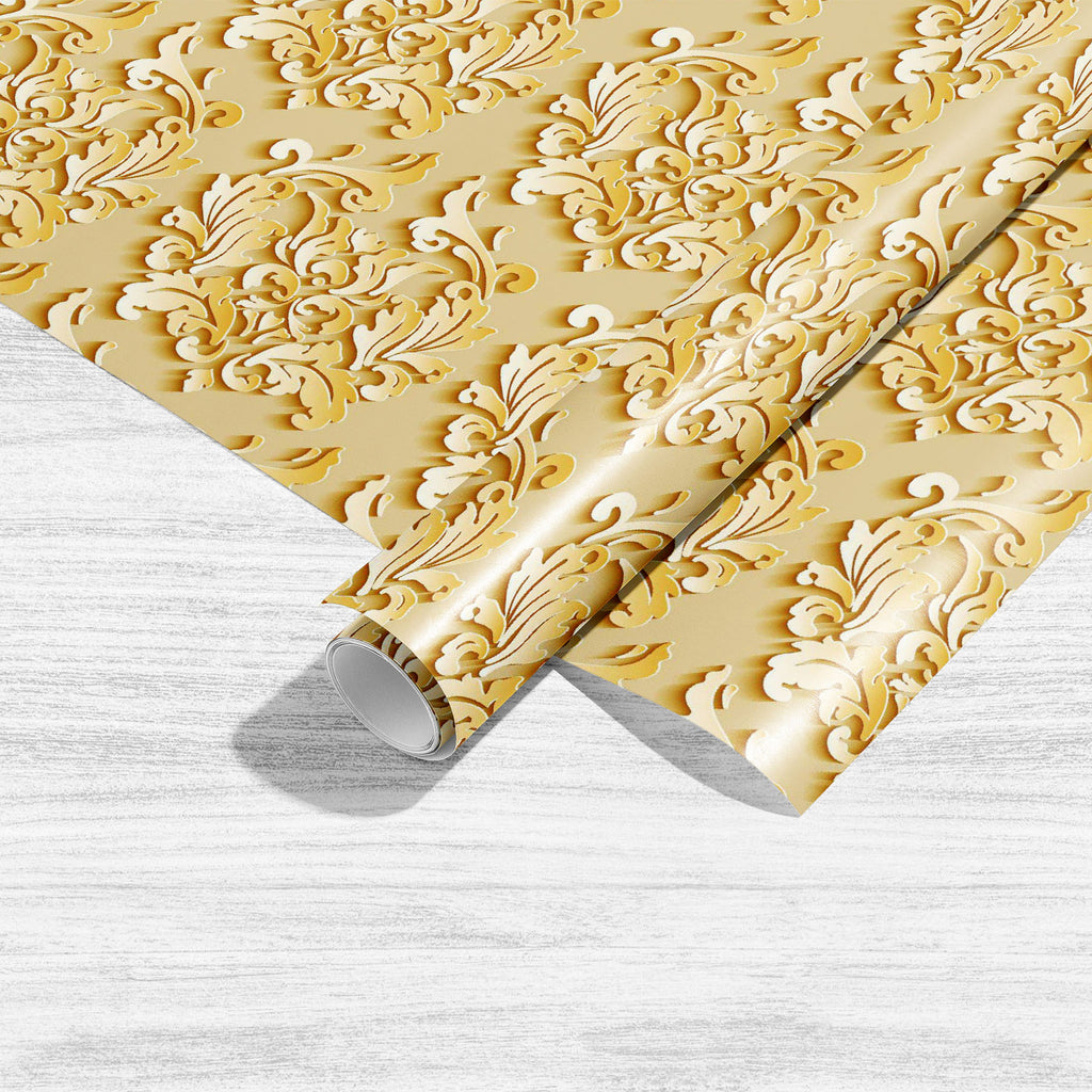 Damask Pattern D3 Art & Craft Gift Wrapping Paper-Wrapping Papers-WRP_PP-IC 5015359 IC 5015359, 3D, Ancient, Baroque, Black and White, Botanical, Damask, Decorative, Floral, Flowers, Historical, Illustrations, Medieval, Nature, Patterns, Pets, Retro, Rococo, Signs, Signs and Symbols, Victorian, Vintage, White, pattern, d3, art, craft, gift, wrapping, paper, wallpaper, wall, decoration, luxury, vector, antique, background, classic, grey, ornate, seamless, shadow, texture, backdrop, blue, carpet, classical, c