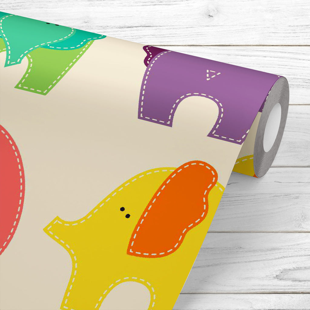 Colorful Elephants Wallpaper Roll-Wallpapers Peel & Stick-WAL_PA-IC 5015369 IC 5015369, Animals, Animated Cartoons, Baby, Black and White, Caricature, Cartoons, Children, Decorative, Digital, Digital Art, Graphic, Illustrations, Kids, Signs, Signs and Symbols, White, Wildlife, colorful, elephants, wallpaper, roll, back, elephant, front, cartoon, vector, adorable, animal, badge, carmine, character, charming, childish, collection, color, coral, cute, design, embroidered, fabric, fun, funny, green, illustratio