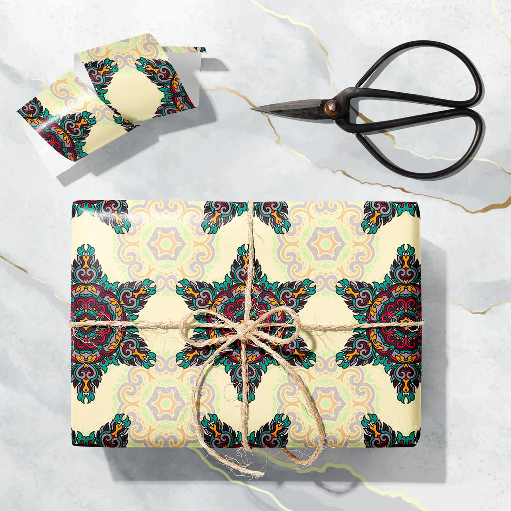 Vintage Ethnic Motif D2 Art & Craft Gift Wrapping Paper-Wrapping Papers-WRP_PP-IC 5015371 IC 5015371, Abstract Expressionism, Abstracts, Allah, Ancient, Arabic, Art and Paintings, Asian, Botanical, Circle, Culture, Decorative, Digital, Digital Art, Drawing, Ethnic, Floral, Flowers, Geometric Abstraction, Graphic, Historical, Illustrations, Indian, Islam, Medieval, Nature, Patterns, Retro, Semi Abstract, Signs, Signs and Symbols, Symbols, Traditional, Tribal, Turkish, Vintage, World Culture, motif, d2, art, 
