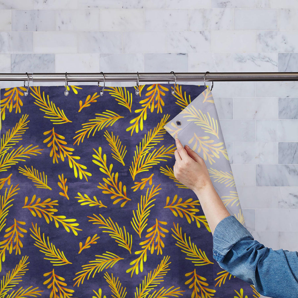 Watercolor Floral Pattern D7 Washable Waterproof Shower Curtain-Shower Curtains-CUR_SH_EL-IC 5015409 IC 5015409, Ancient, Art and Paintings, Botanical, Floral, Flowers, Historical, Illustrations, Medieval, Nature, Patterns, Retro, Seasons, Vintage, Watercolour, watercolor, pattern, d7, washable, waterproof, shower, curtain, autumn, background, fall, simple, applique, art, backdrop, beautiful, branch, classic, cute, cutout, day, dry, fern, field, foliage, forest, garden, herbal, herbarium, herbs, illustratio