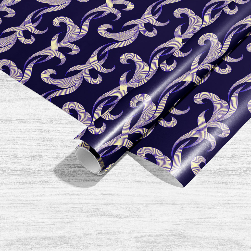 Abstract Leaf Design Art & Craft Gift Wrapping Paper - Wrapping Papers - ArtzFolio.com