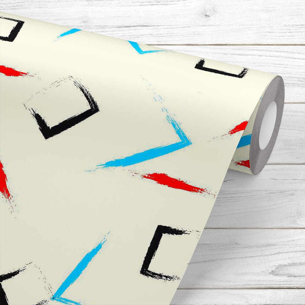Colorful Geometric Strokes Wallpaper Roll-Wallpapers Peel & Stick-WAL_PA-IC 5015425 IC 5015425, Abstract Expressionism, Abstracts, Animals, Black and White, Books, Chevron, Cross, Decorative, Digital, Digital Art, Drawing, Geometric, Geometric Abstraction, Graphic, Illustrations, Modern Art, Patterns, Scandinavian, Semi Abstract, Signs, Signs and Symbols, Triangles, White, colorful, strokes, wallpaper, roll, shape, random, small, basic, design, ditsy, geo, scribble, modern, paint, abstract, angle, animal, a