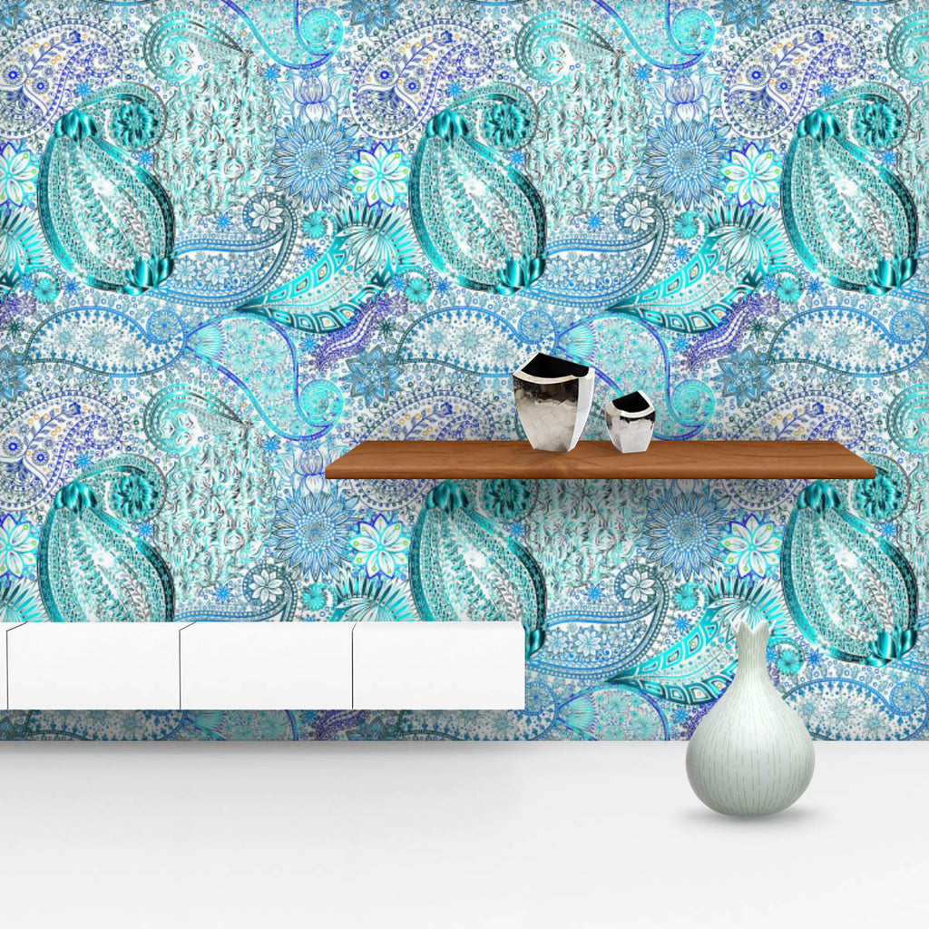 Vintage Floral Motif Style Wallpaper Roll-Wallpapers Peel & Stick-WAL_PA-IC 5015431 IC 5015431, Abstract Expressionism, Abstracts, Ancient, Art and Paintings, Botanical, Culture, Decorative, Digital, Digital Art, Drawing, Ethnic, Fashion, Floral, Flowers, Geometric, Geometric Abstraction, Graphic, Historical, Illustrations, Indian, Medieval, Nature, Paisley, Patterns, Scenic, Semi Abstract, Signs, Signs and Symbols, Traditional, Tribal, Vintage, World Culture, motif, style, wallpaper, roll, abstract, airy, 
