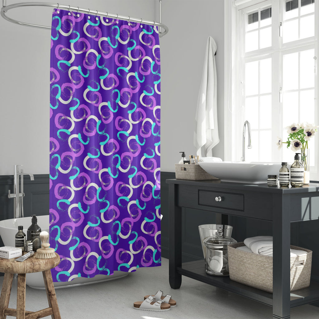Freehand Art Washable Waterproof Shower Curtain-Shower Curtains-CUR_SH_EL-IC 5015435 IC 5015435, Abstract Expressionism, Abstracts, Art and Paintings, Culture, Ethnic, Fantasy, Fashion, Geometric, Geometric Abstraction, Hipster, Illustrations, Modern Art, Paintings, Patterns, Semi Abstract, Signs, Signs and Symbols, Splatter, Traditional, Tribal, World Culture, freehand, art, washable, waterproof, shower, curtain, basic, shapes, artistic, backdrop, background, blot, border, brush, club, creative, curve, cut