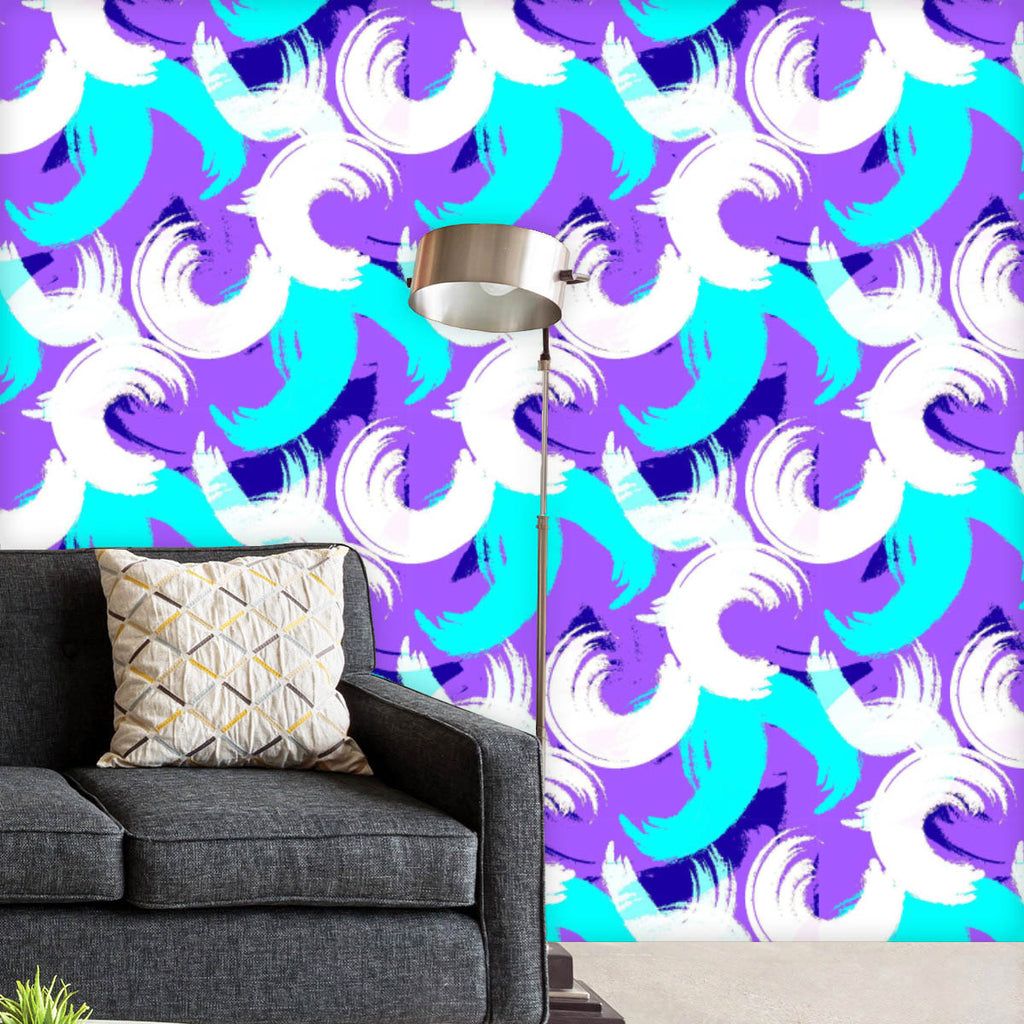 Abstract Pastel Strokes Wallpaper Roll - Wallpapers Peel & Stick - ArtzFolio.com