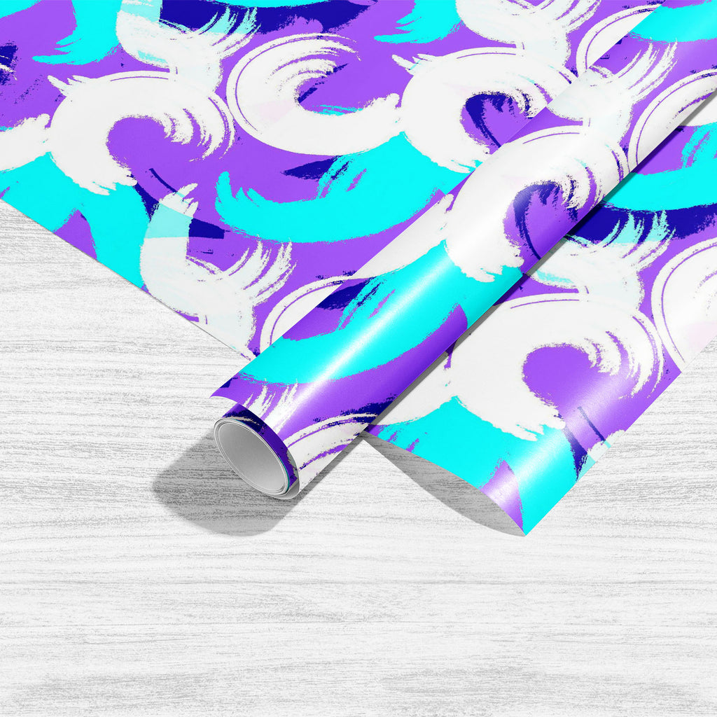 Abstract Pastel Strokes Art & Craft Gift Wrapping Paper - Wrapping Papers - ArtzFolio.com