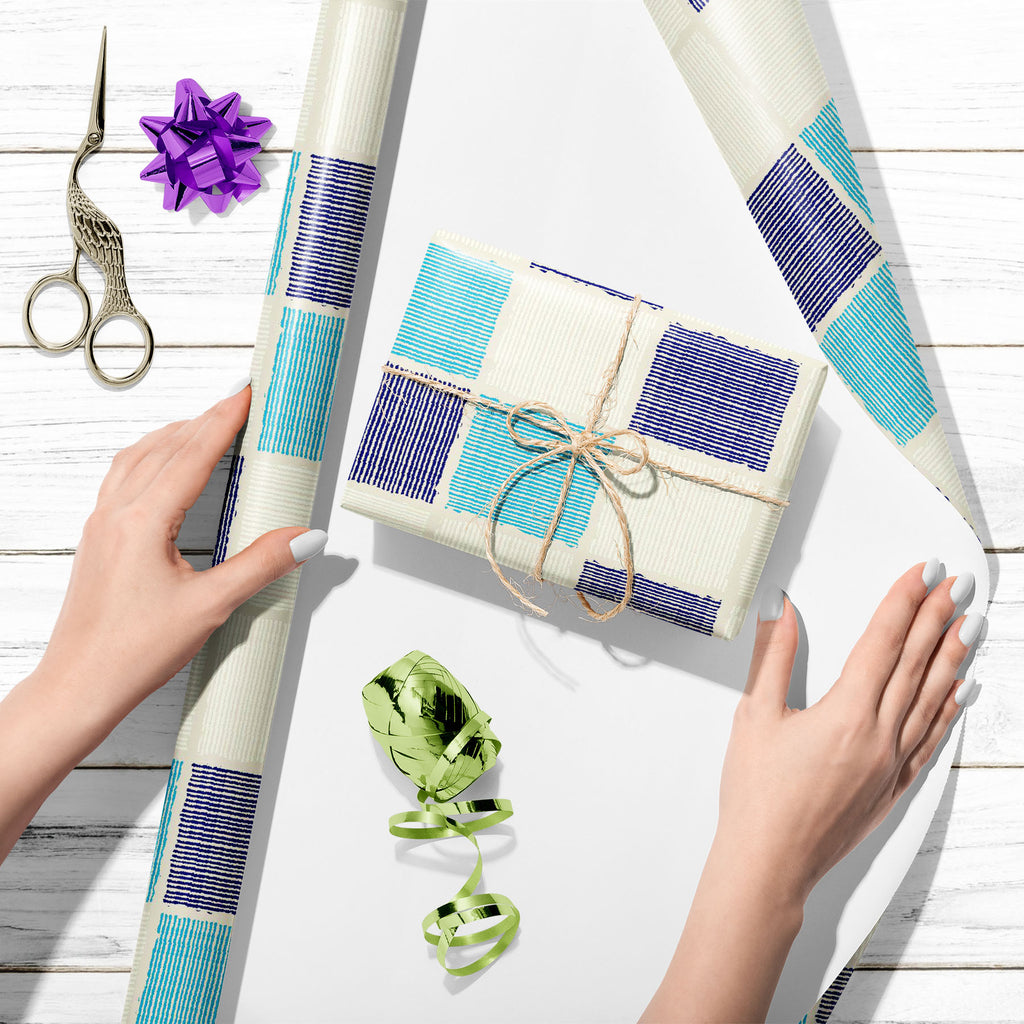 Blue Beige Patchwork Art Art & Craft Gift Wrapping Paper-Wrapping Papers-WRP_PP-IC 5015440 IC 5015440, Abstract Expressionism, Abstracts, Art and Paintings, Decorative, Digital, Digital Art, Fashion, Geometric, Geometric Abstraction, Graphic, Grid Art, Illustrations, Modern Art, Patterns, Semi Abstract, Signs, Signs and Symbols, Stripes, blue, beige, patchwork, art, craft, gift, wrapping, paper, stripe, background, patch, seamless, textile, design, grid, line, minimal, pattern, rugged, vector, wallpaper, ab