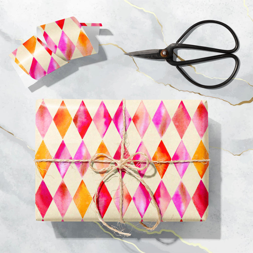 Watercolor Geometric Style D2 Art & Craft Gift Wrapping Paper-Wrapping Papers-WRP_PP-IC 5015454 IC 5015454, Abstract Expressionism, Abstracts, Geometric, Geometric Abstraction, Patterns, Semi Abstract, Watercolour, watercolor, style, d2, art, craft, gift, wrapping, paper, circus, pattern, background, pink, harlequin, argyle, seamless, texture, abstract, backdrop, blending, bright, color, paint, red, rhombus, shape, simple, trendy, wallpaper, wash, artzfolio, wrapping paper, gift wrapping paper, gift wrappin