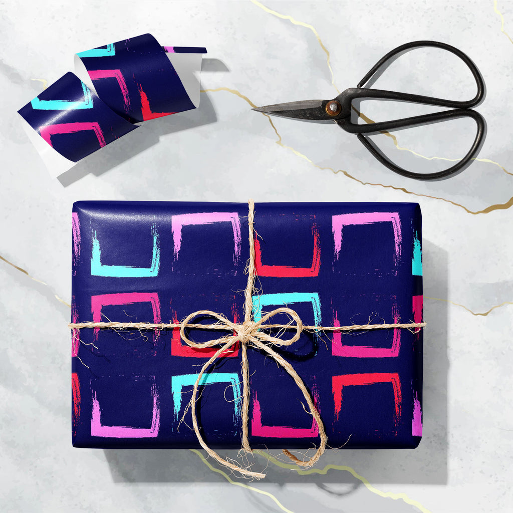 Abstract Brush Stroke D5 Art & Craft Gift Wrapping Paper - Wrapping Papers - ArtzFolio.com