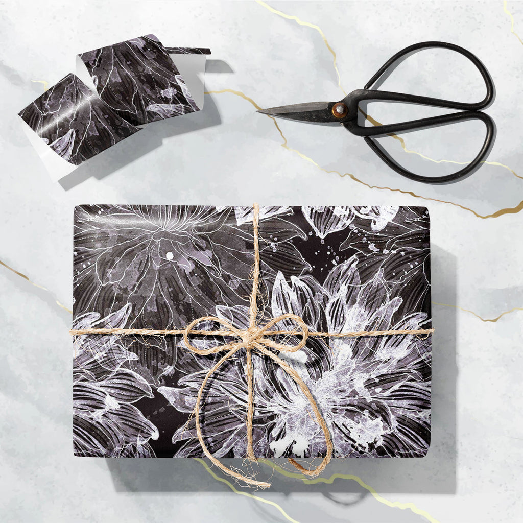 Abstract Chrysanthemum Art & Craft Gift Wrapping Paper - Wrapping Papers - ArtzFolio.com