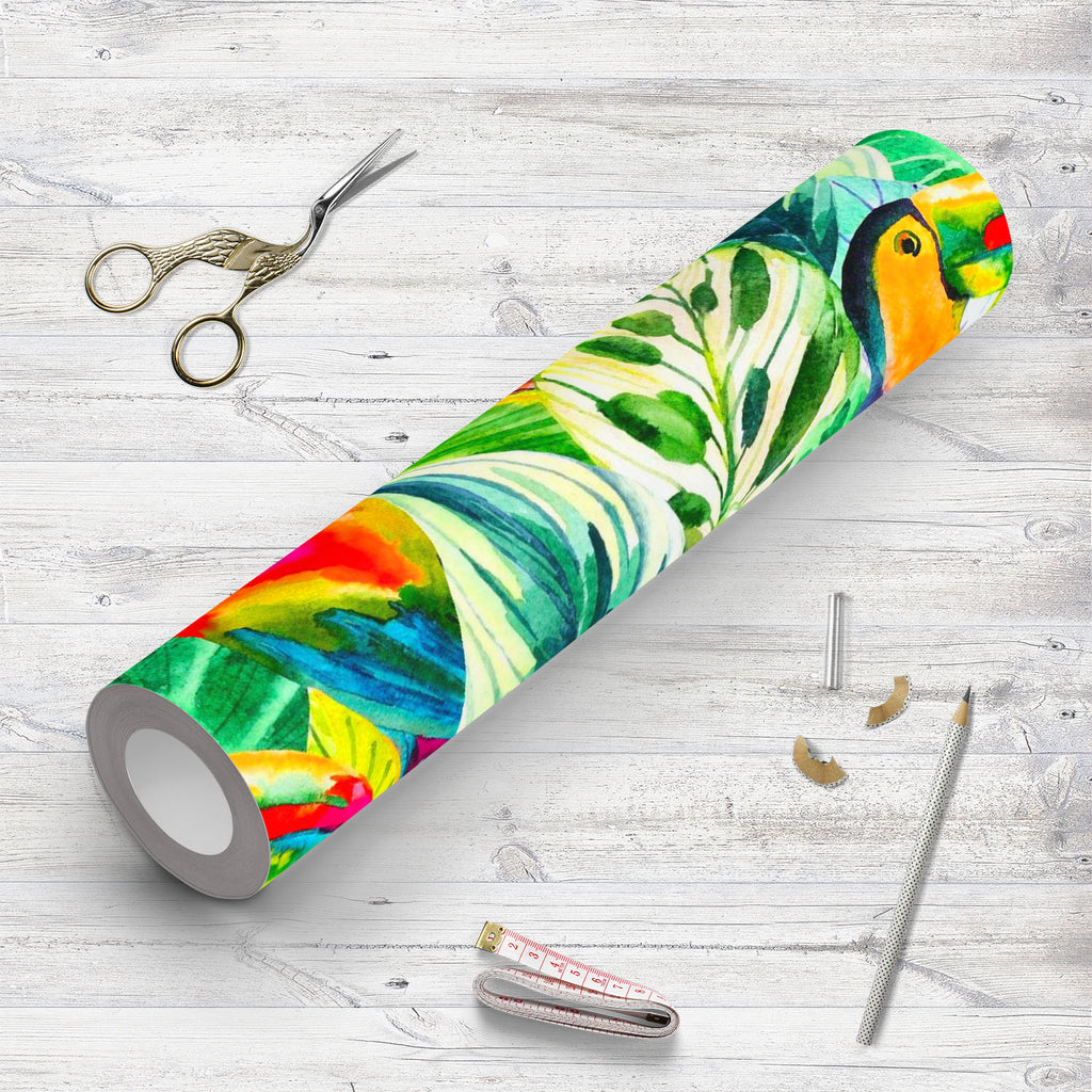 Watercolor Parrots on Tropical Leaves Wallpaper Roll-Wallpapers Peel & Stick-WAL_PA-IC 5015470 IC 5015470, Animals, Art and Paintings, Birds, Black and White, Drawing, Illustrations, Mexican, Nature, Patterns, Pets, Scenic, Signs, Signs and Symbols, Tropical, Watercolour, White, Wildlife, watercolor, parrots, on, leaves, wallpaper, roll, animal, seamless, pattern, australia, exotic, art, begonia, illustration, jungle, mexico, new, toucan, australian, background, bird, bright, calathea, card, cockatoo, color