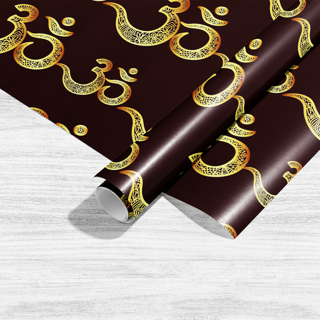 Hindu Om Mantra Art & Craft Gift Wrapping Paper-Wrapping Papers-WRP_PP-IC 5015471 IC 5015471, Asian, Buddhism, Calligraphy, God Buddha, God Ganesh, God Vishnu, Health, Hinduism, Illustrations, Indian, Patterns, Religion, Religious, Sanskrit, Signs, Signs and Symbols, Spiritual, Symbols, hindu, om, mantra, art, craft, gift, wrapping, paper, asia, aum, ayurveda, balance, buddha, chakra, divine, east, eastern, element, fabric, faith, fire, ganesha, god, gold, henna, luck, meditation, mystic, ohm, oriental, pat