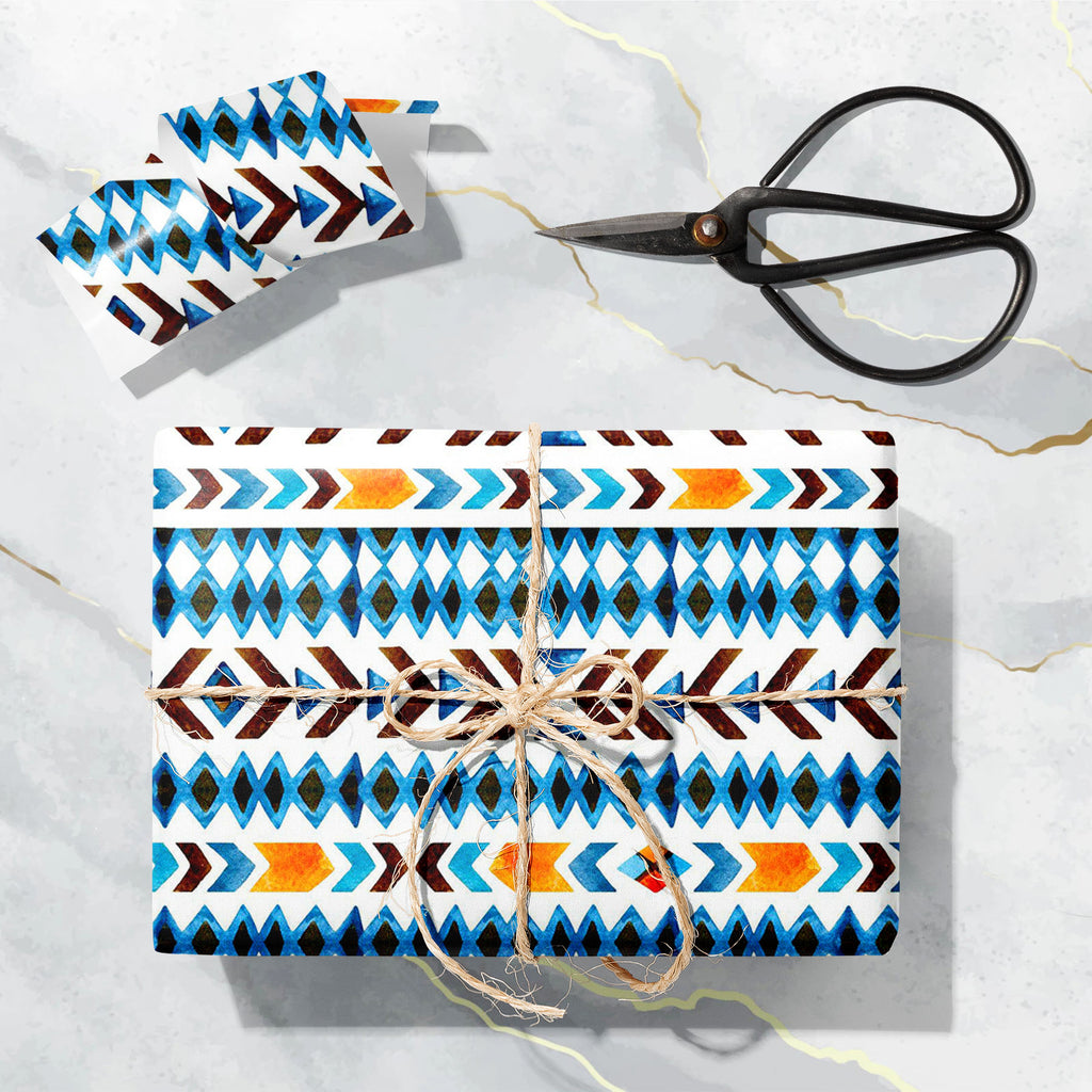Ethnic Geometric Pattern D1 Art & Craft Gift Wrapping Paper-Wrapping Papers-WRP_PP-IC 5015475 IC 5015475, Abstract Expressionism, Abstracts, African, American, Ancient, Arrows, Art and Paintings, Aztec, Culture, Decorative, Diamond, Digital, Digital Art, Ethnic, Fashion, Folk Art, Geometric, Geometric Abstraction, Graphic, Historical, Illustrations, Medieval, Mexican, Patterns, Semi Abstract, Signs, Signs and Symbols, Stripes, Traditional, Triangles, Tribal, Vintage, Watercolour, World Culture, pattern, d1,