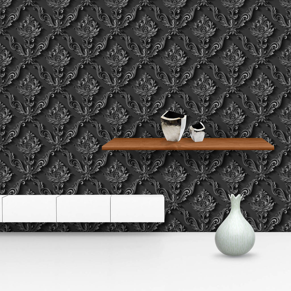 Vintage Abstract Floral Art Wallpaper Roll-Wallpapers Peel & Stick-WAL_PA-IC 5015479 IC 5015479, Abstract Expressionism, Abstracts, Ancient, Art and Paintings, Baroque, Black, Black and White, Botanical, Damask, Decorative, Digital, Digital Art, Fashion, Floral, Flowers, Graphic, Historical, Illustrations, Medieval, Modern Art, Nature, Patterns, Renaissance, Retro, Rococo, Semi Abstract, Signs, Signs and Symbols, Victorian, Vintage, abstract, art, wallpaper, roll, background, pattern, texture, luxury, vecto