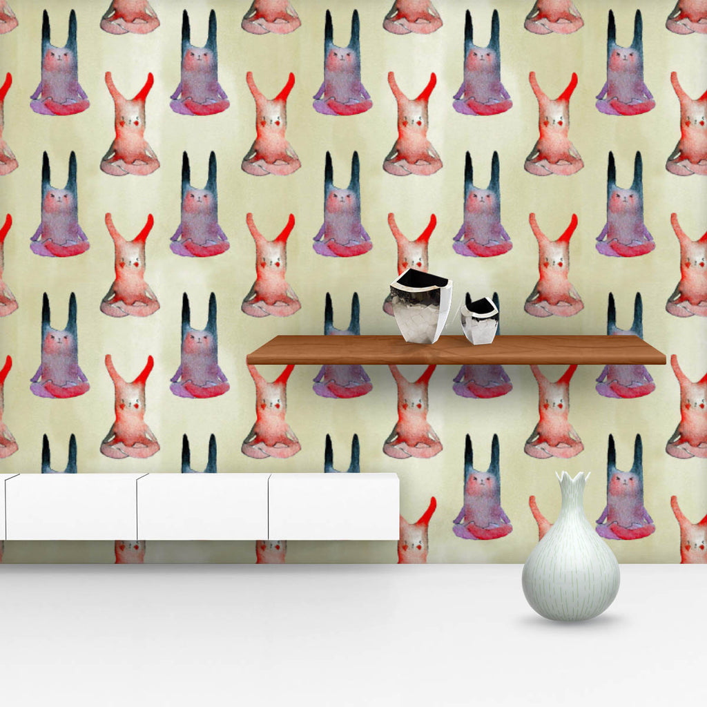 Yoga Bunny Wallpaper Roll-Wallpapers Peel & Stick-WAL_PA-IC 5015497 IC 5015497, Watercolour, yoga, bunny, wallpaper, roll, artzfolio, wallpapers for bedroom, wall papers full sheet for living room, wallpapers for home, pvc wallpaper, peel stick wallpaper, wall paper, adhesive wallpaper, room wallpapers, wallpapers for walls, wallpaper for walls, wall papers, wallpapers, 3d wallpapers for walls waterproof, wallpaper for bedroom, wallpaper roll, 3d wallpaper, wall paper sheets for bedroom, self adhesive wallp
