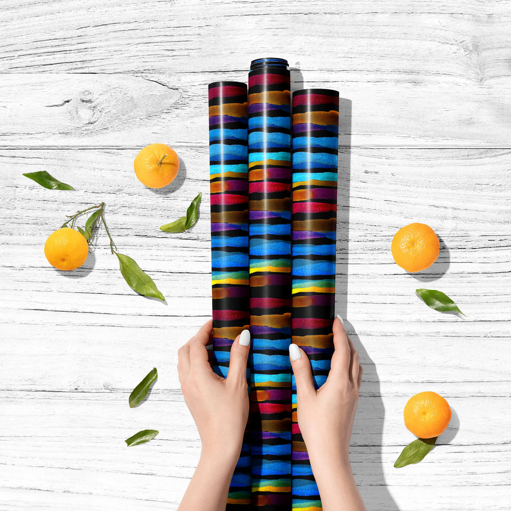 Rainbow Stripes Om Art & Craft Gift Wrapping Paper-Wrapping Papers-WRP_PP-IC 5015499 IC 5015499, Abstract Expressionism, Abstracts, Art and Paintings, Automobiles, Baby, Birthday, Black, Black and White, Children, Fashion, Geometric, Geometric Abstraction, Illustrations, Kids, Modern Art, Nautical, Patterns, Semi Abstract, Signs, Signs and Symbols, Stripes, Transportation, Travel, Vehicles, Watercolour, White, rainbow, om, art, craft, gift, wrapping, paper, abstract, acrylic, background, bright, color, colo