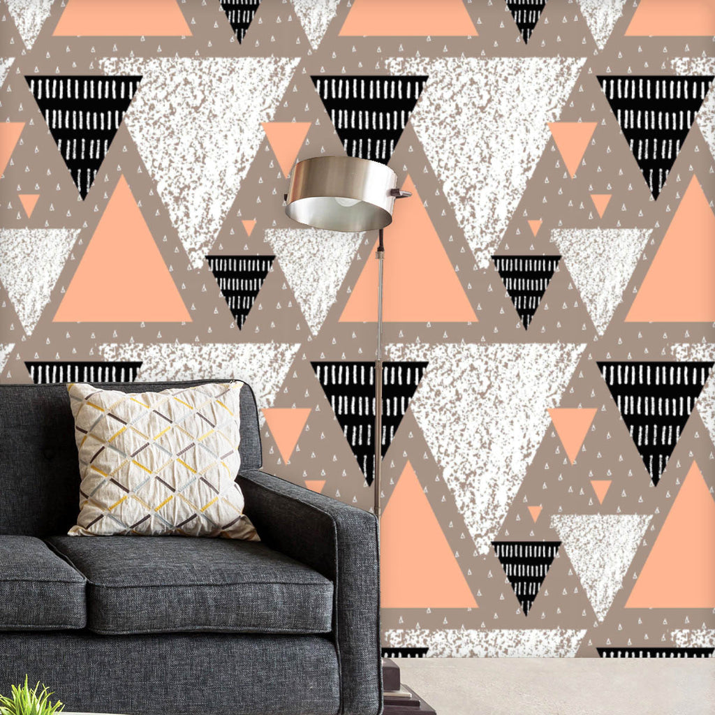 Modern Abstract Triangles Wallpaper Roll-Wallpapers Peel & Stick-WAL_PA-IC 5015500 IC 5015500, Abstract Expressionism, Abstracts, Ancient, Decorative, Digital, Digital Art, Dots, Geometric, Geometric Abstraction, Graphic, Historical, Illustrations, Medieval, Modern Art, Patterns, Retro, Semi Abstract, Signs, Signs and Symbols, Triangles, Vintage, modern, abstract, wallpaper, roll, pattern, card, element, winter, seamless, nordic, drawn, pastel, triangle, background, design, elegant, greeting, hand, illustra