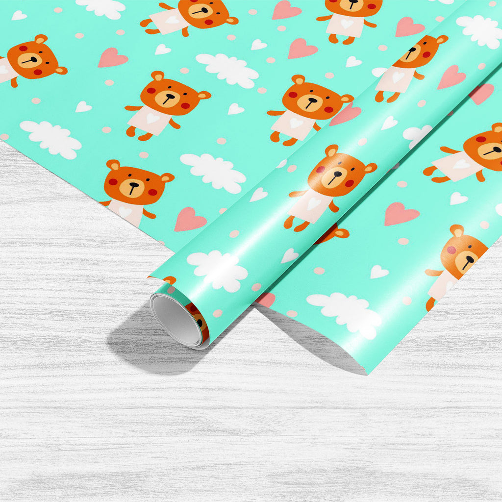 Teddy Bear D1 Art & Craft Gift Wrapping Paper-Wrapping Papers-WRP_PP-IC 5015501 IC 5015501, Animals, Animated Cartoons, Art and Paintings, Baby, Caricature, Cartoons, Children, Decorative, Fashion, Hearts, Illustrations, Kids, Love, Modern Art, Patterns, Romance, Signs, Signs and Symbols, teddy, bear, d1, art, craft, gift, wrapping, paper, childhood, pattern, adorable, animal, background, beautiful, beauty, card, cartoon, character, charming, cheerful, child, childish, collection, cute, decor, decoration, d