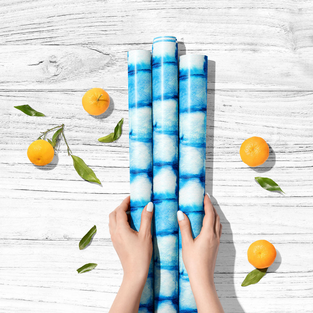 Shibori Indigo Colors D1 Art & Craft Gift Wrapping Paper-Wrapping Papers-WRP_PP-IC 5015527 IC 5015527, Abstract Expressionism, Abstracts, Art and Paintings, Black and White, Culture, Decorative, Ethnic, Fashion, Illustrations, Japanese, Paintings, Patterns, Retro, Semi Abstract, Shibori, Signs, Signs and Symbols, Traditional, Tribal, Watercolour, White, World Culture, indigo, colors, d1, art, craft, gift, wrapping, paper, seamless, pattern, dye, abstract, tie, batik, design, grunge, textile, background, blu