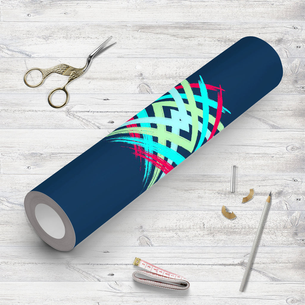 Abstract Boho Chevron Wallpaper Roll - Wallpapers Peel & Stick - ArtzFolio.com