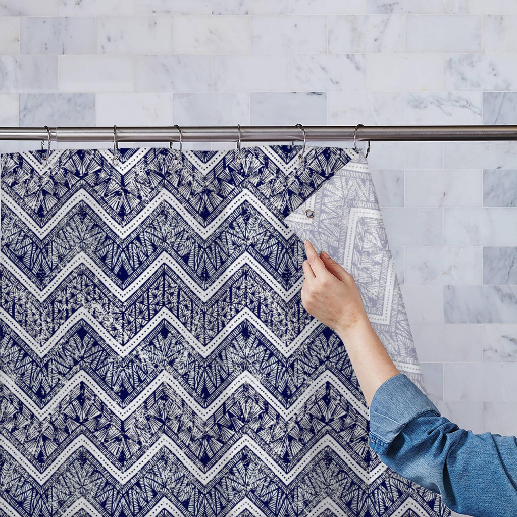 Ethnic Vintage Pattern D3 Washable Waterproof Shower Curtain-Shower Curtains-CUR_SH_EL-IC 5015536 IC 5015536, African, American, Ancient, Art and Paintings, Aztec, Black and White, Culture, Digital, Digital Art, Drawing, Ethnic, Fashion, Geometric, Geometric Abstraction, Graphic, Hipster, Historical, Illustrations, Indian, Medieval, Mexican, Patterns, Retro, Signs, Signs and Symbols, Stripes, Traditional, Tribal, Vintage, White, World Culture, pattern, d3, washable, waterproof, shower, curtain, art, backdro