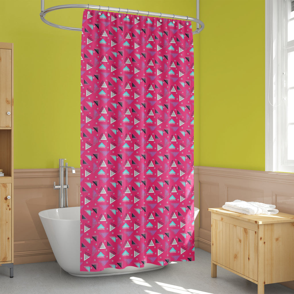 Colorful Geometric Shapes D2 Washable Waterproof Shower Curtain-Shower Curtains-CUR_SH_EL-IC 5015552 IC 5015552, Abstract Expressionism, Abstracts, Art and Paintings, Books, Circle, Cross, Digital, Digital Art, Dots, Drawing, Geometric, Geometric Abstraction, Graphic, Illustrations, Modern Art, Patterns, Semi Abstract, Signs, Signs and Symbols, Triangles, colorful, shapes, d2, washable, waterproof, shower, curtain, pattern, abstract, hand, triangle, messy, seamless, vector, art, artistic, backdrop, backgrou