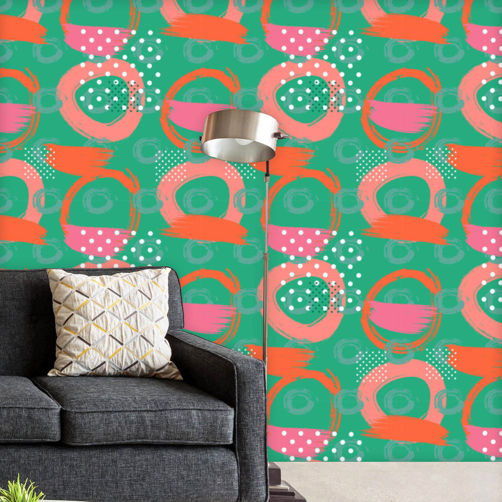 Abstract Brush Stroke D8 Wallpaper Roll - Wallpapers Peel & Stick - ArtzFolio.com