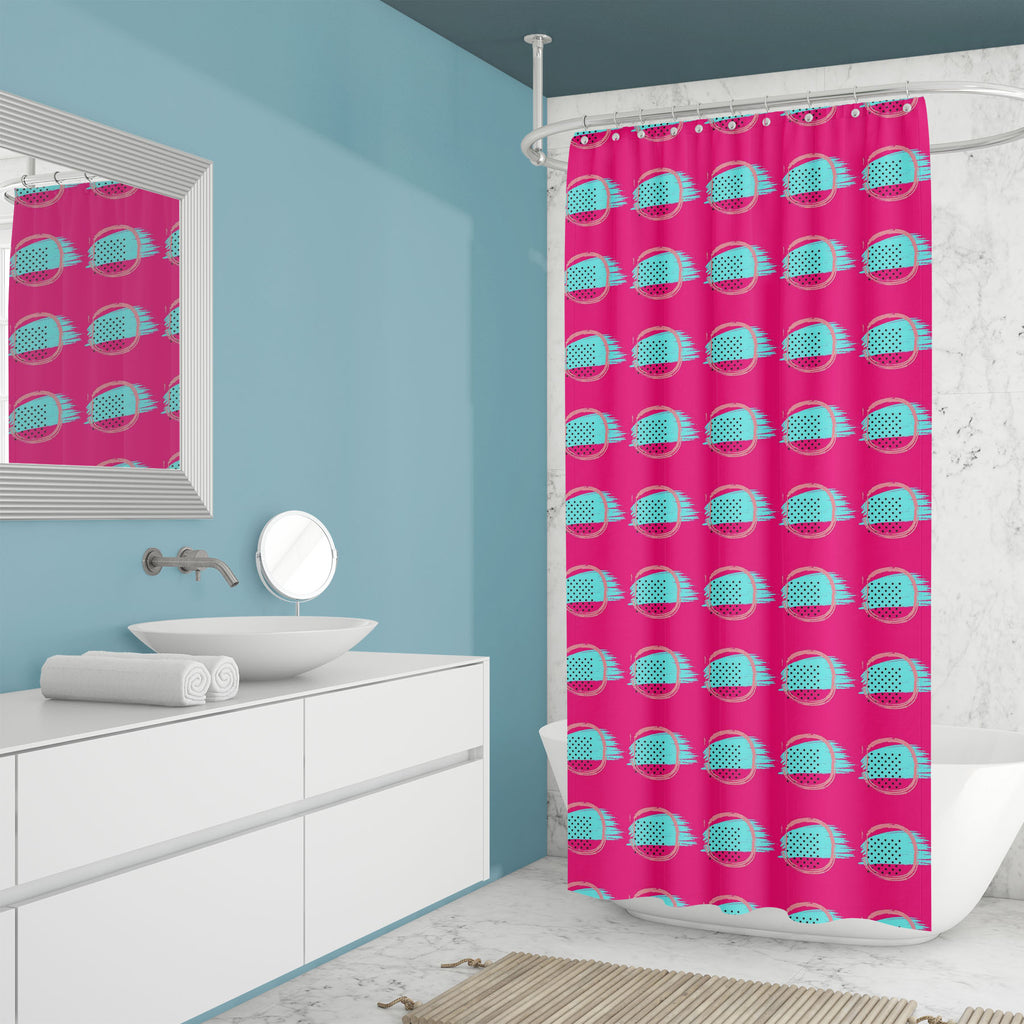Abstract Hipster D1 Washable Waterproof Shower Curtain - Shower Curtains - ArtzFolio.com