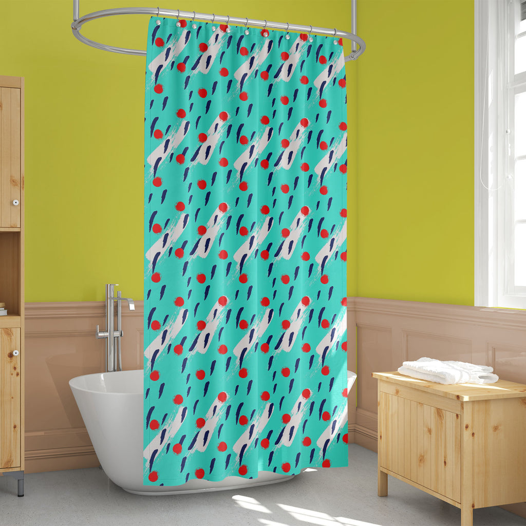 Modern Shapes Washable Waterproof Shower Curtain-Shower Curtains-CUR_SH_EL-IC 5015563 IC 5015563, Abstract Expressionism, Abstracts, African, Art and Paintings, Bohemian, Chevron, Cross, Culture, Digital, Digital Art, Dots, Drawing, Ethnic, Fashion, Geometric, Geometric Abstraction, Graphic, Hipster, Illustrations, Mexican, Modern Art, Patterns, Scandinavian, Semi Abstract, Signs, Signs and Symbols, Stripes, Traditional, Triangles, Tribal, World Culture, modern, shapes, washable, waterproof, shower, curtain