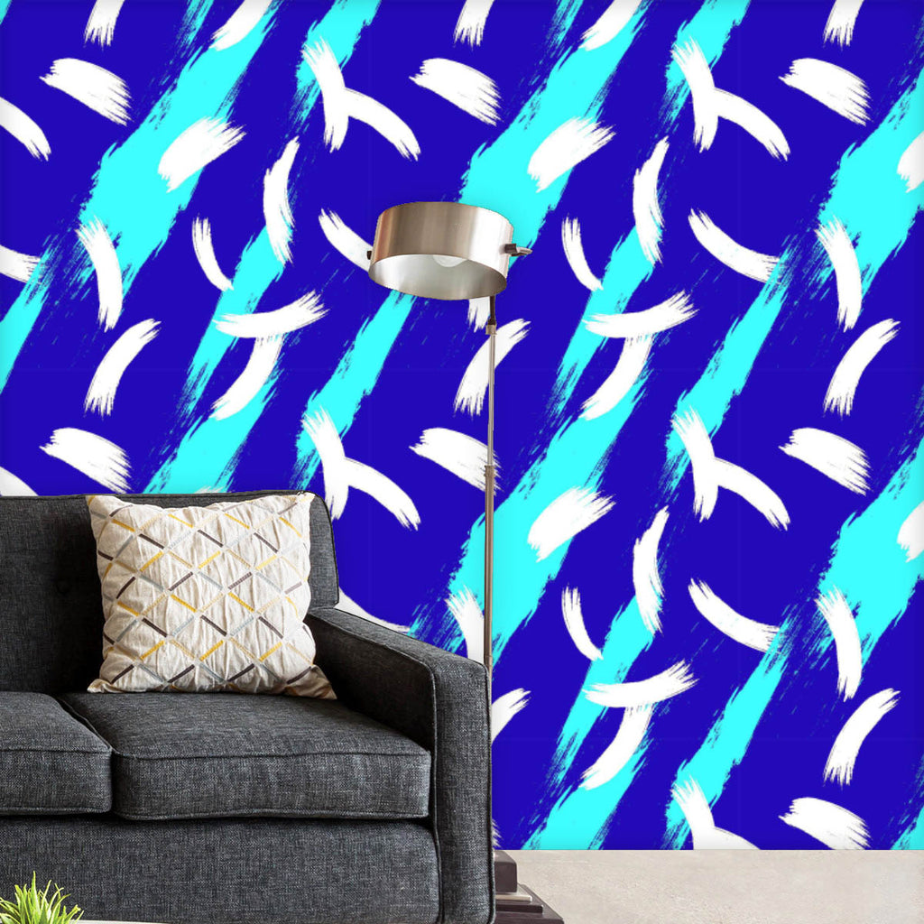 Abstract Brush Stroke D9 Wallpaper Roll - Wallpapers Peel & Stick - ArtzFolio.com