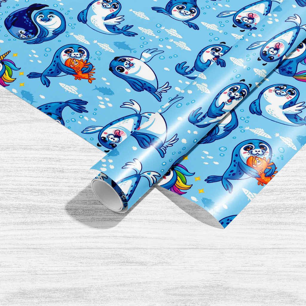 Cartoon Seal Art & Craft Gift Wrapping Paper-Wrapping Papers-WRP_PP-IC 5015573 IC 5015573, Animated Cartoons, Baby, Caricature, Cartoons, Children, Kids, Patterns, cartoon, seal, art, craft, gift, wrapping, paper, artzfolio, wrapping paper, gift wrapping paper, gift wrapping, birthday wrapping paper, holiday wrapping paper, cool wrapping paper, unique wrapping paper, luxury wrapping paper, wrapping paper sheet, wrap sheet, pretty wrapping paper, bulk wrapping paper, holiday gift wrap, baby wrapping paper, f