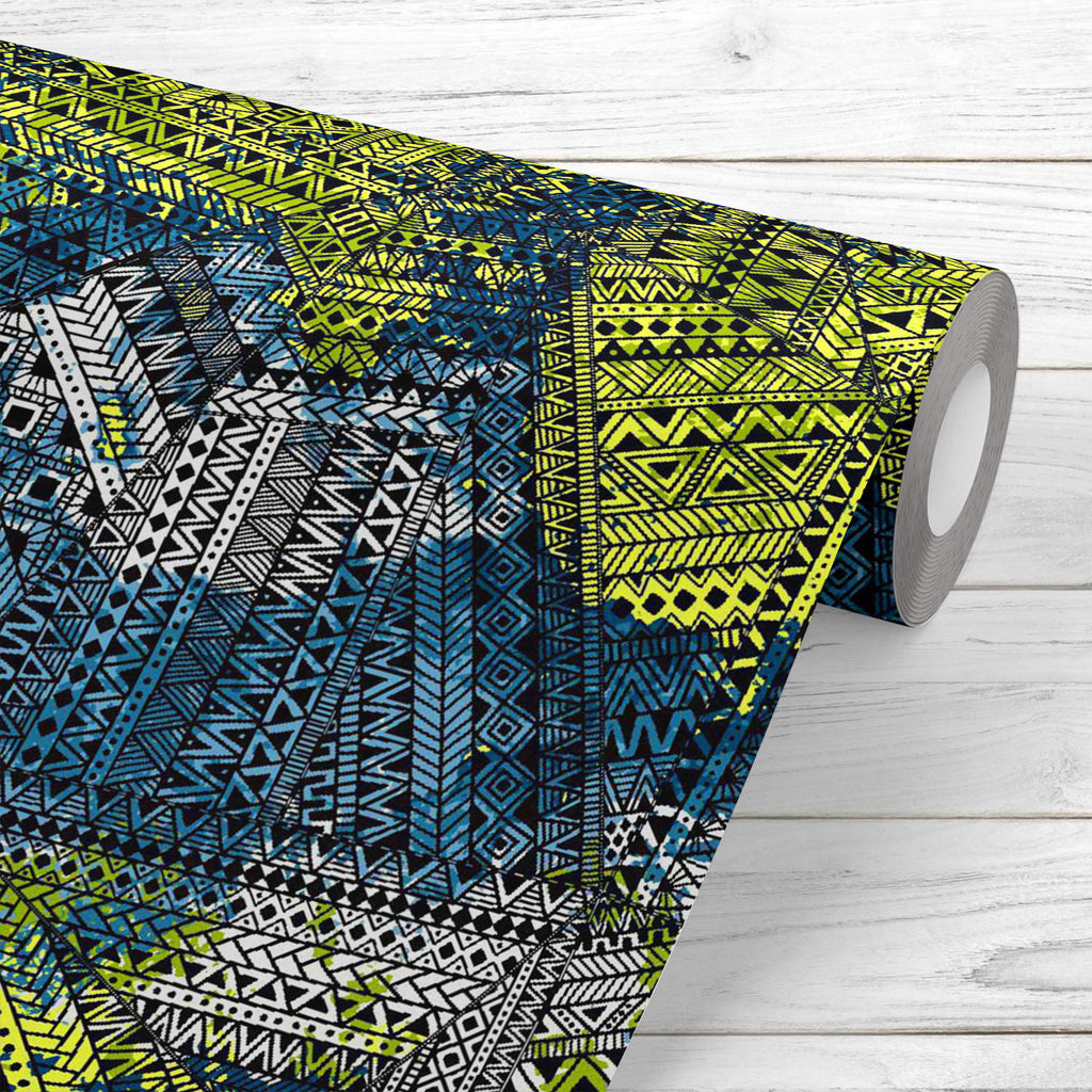 Tribal Watercolor Motif Style Wallpaper Roll-Wallpapers Peel & Stick-WAL_PA-IC 5015586 IC 5015586, Abstract Expressionism, Abstracts, African, American, Ancient, Art and Paintings, Aztec, Black, Black and White, Culture, Digital, Digital Art, Drawing, Ethnic, Fashion, Geometric, Geometric Abstraction, Graphic, Historical, Illustrations, Indian, Medieval, Mexican, Modern Art, Patterns, Retro, Semi Abstract, Signs, Signs and Symbols, Traditional, Tribal, Vintage, Watercolour, World Culture, watercolor, motif,