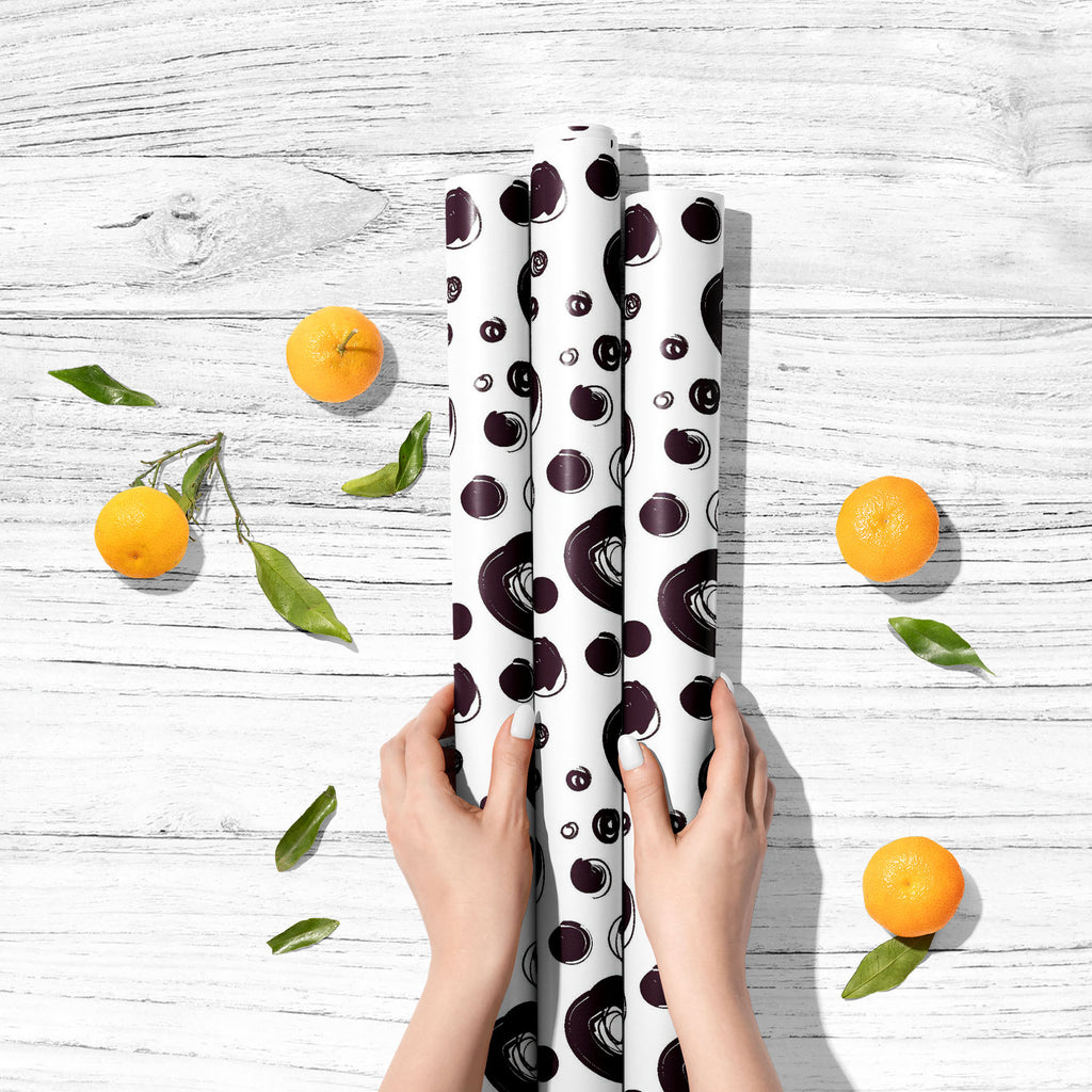 Abstract Brush Stroke D10 Art & Craft Gift Wrapping Paper - Wrapping Papers - ArtzFolio.com