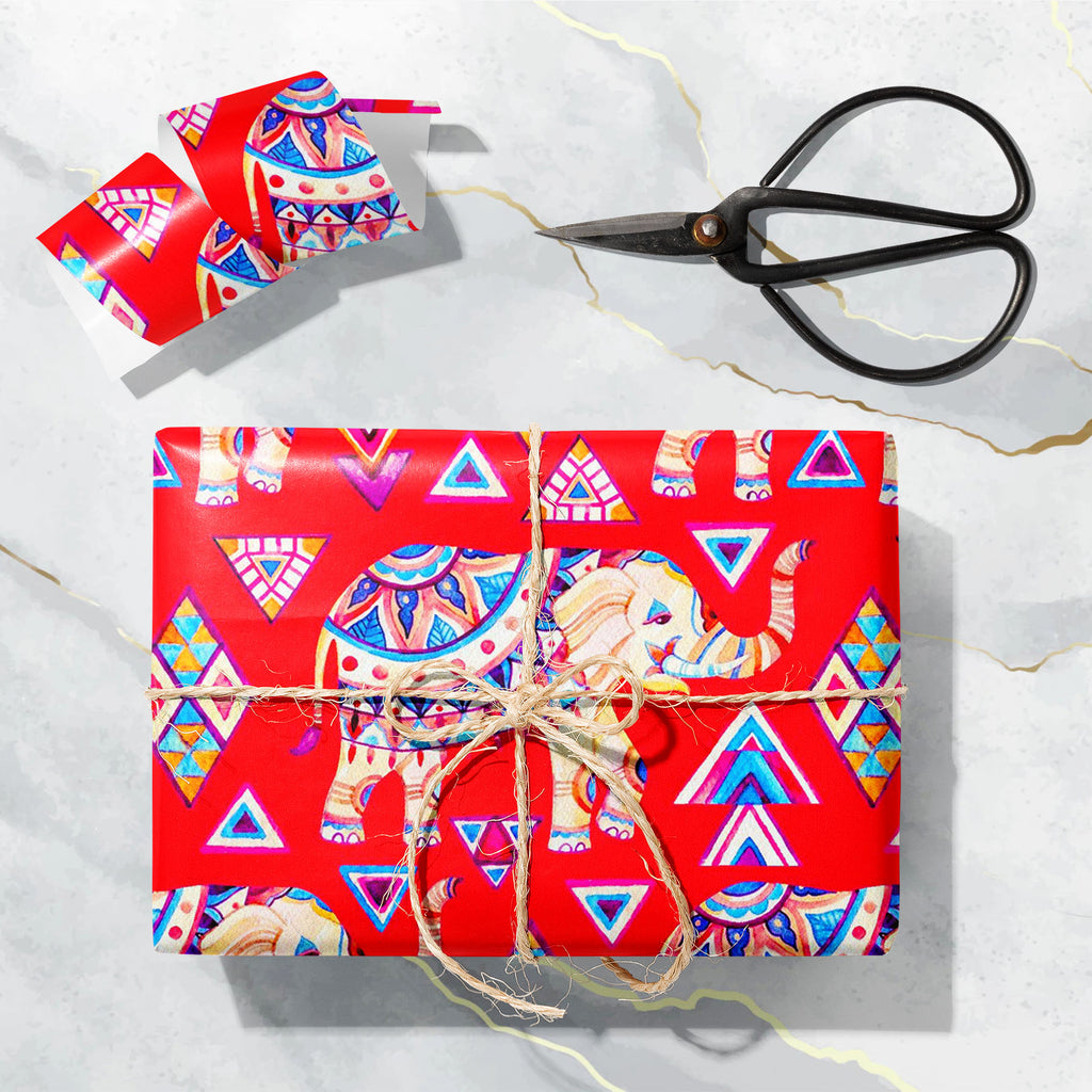 Indian Elephant with Ornament Elements Art & Craft Gift Wrapping Paper-Wrapping Papers-WRP_PP-IC 5015599 IC 5015599, Abstract Expressionism, Abstracts, African, Ancient, Animals, Arrows, Art and Paintings, Asian, Automobiles, Aztec, Bohemian, Botanical, Culture, Ethnic, Eygptian, Festivals, Festivals and Occasions, Festive, Floral, Flowers, Historical, Illustrations, Indian, Medieval, Nature, Paintings, Paisley, Patterns, Scenic, Semi Abstract, Signs, Signs and Symbols, Traditional, Transportation, Travel, 