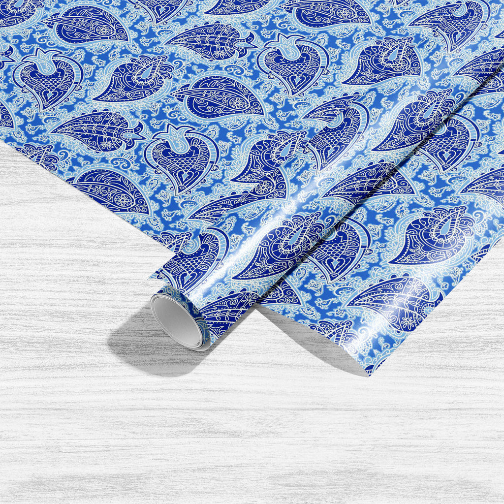 Hand-Drawn Blue Paisley Art & Craft Gift Wrapping Paper-Wrapping Papers-WRP_PP-IC 5015606 IC 5015606, Abstract Expressionism, Abstracts, Art and Paintings, Black and White, Books, Botanical, Decorative, Digital, Digital Art, Fashion, Floral, Flowers, Graphic, Illustrations, Nature, Paisley, Patterns, Semi Abstract, Signs, Signs and Symbols, White, hand-drawn, blue, art, craft, gift, wrapping, paper, bandana, print, seamless, abstract, background, curve, design, illustration, intricate, linen, ornamental, pa