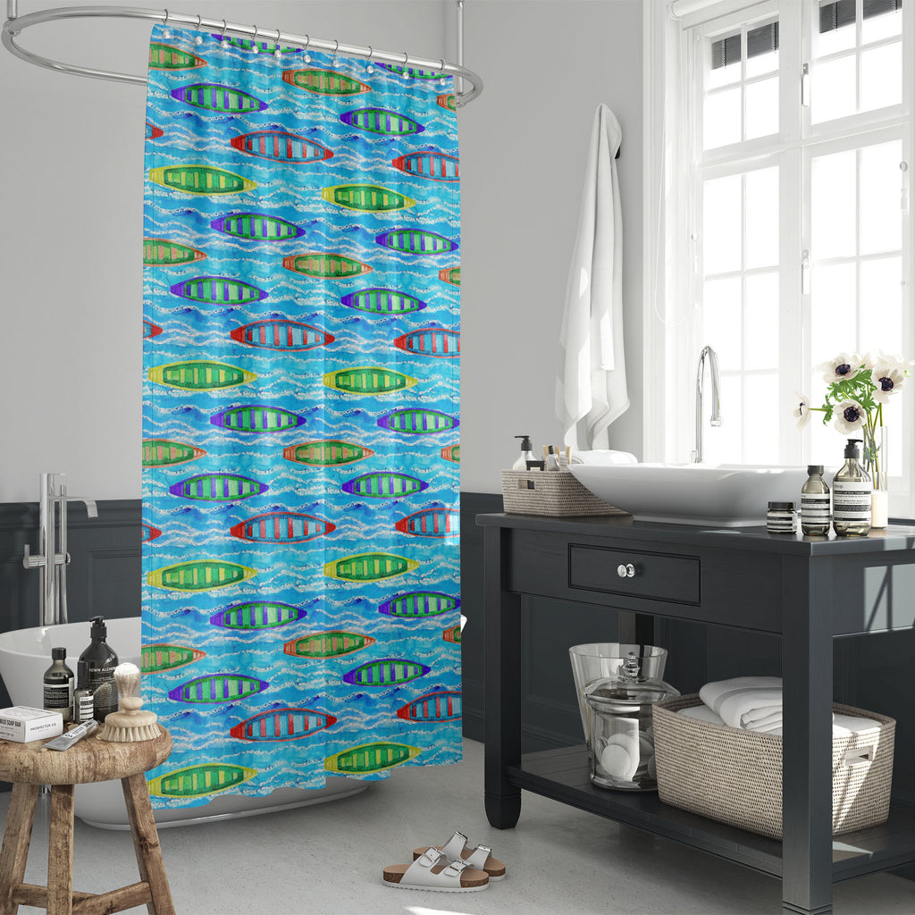 Watercolor Rowing Boats on Waves Washable Waterproof Shower Curtain-Shower Curtains-CUR_SH_EL-IC 5015613 IC 5015613, Ancient, Art and Paintings, Automobiles, Black and White, Boats, Historical, Holidays, Illustrations, Medieval, Modern Art, Nautical, Paintings, Patterns, Signs, Signs and Symbols, Sports, Transportation, Travel, Vehicles, Vintage, Watercolour, White, Wooden, watercolor, rowing, on, waves, washable, waterproof, shower, curtain, pattern, sea, seamless, art, background, blue, boat, canoe, club,