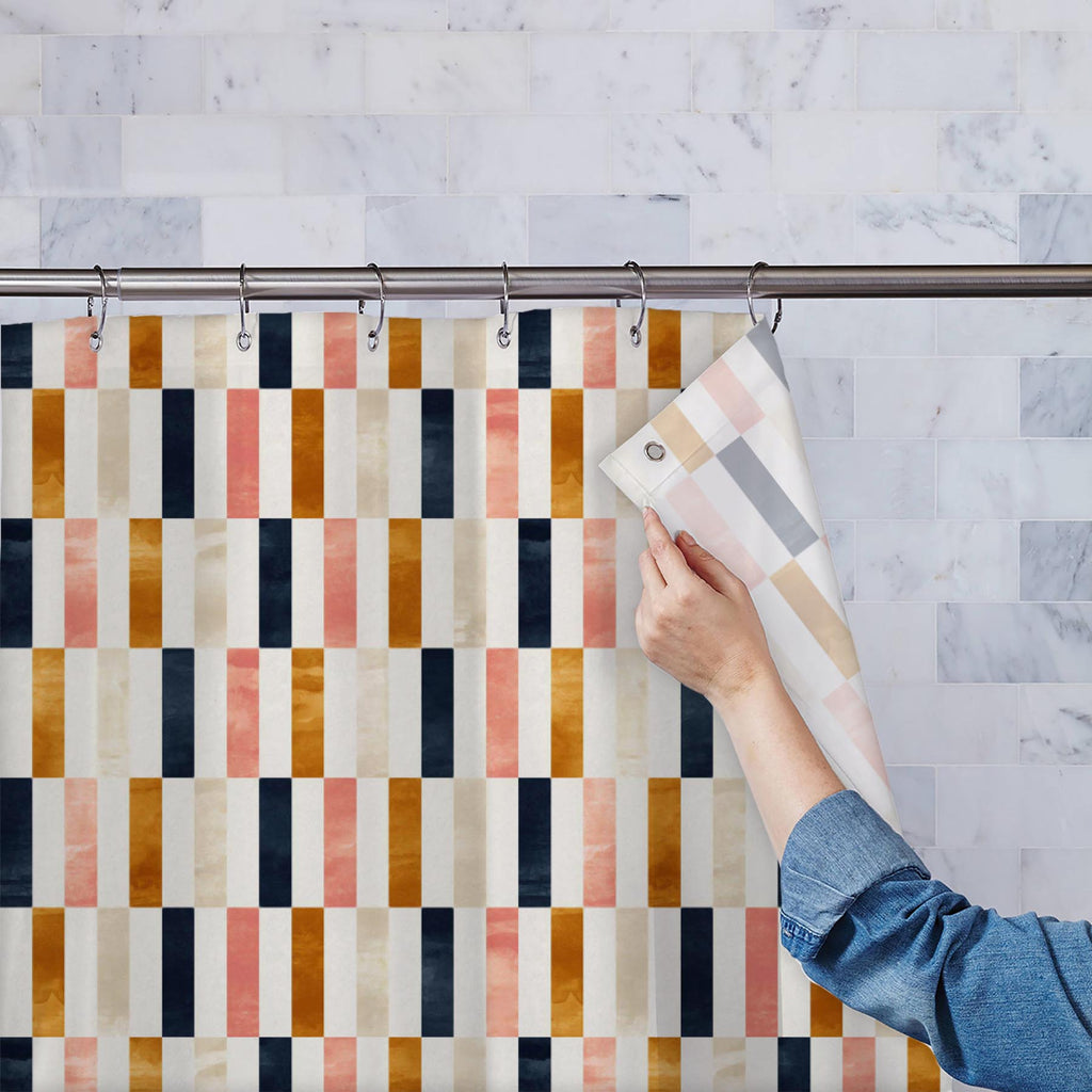 Colorful Lines D4 Washable Waterproof Shower Curtain-Shower Curtains-CUR_SH_EL-IC 5015616 IC 5015616, Geometric, Geometric Abstraction, Nautical, Patterns, colorful, lines, d4, washable, waterproof, shower, curtain, copper, pattern, navy, shapes, backdrop, background, beige, blue, paper, pink, simple, texture, wallpaper, artzfolio, shower curtain, bathroom curtain, eyelet shower curtain, waterproof shower curtain, kids shower curtain, washable curtain, 7feet shower curtain, washroom curtain, set of 2 curtai
